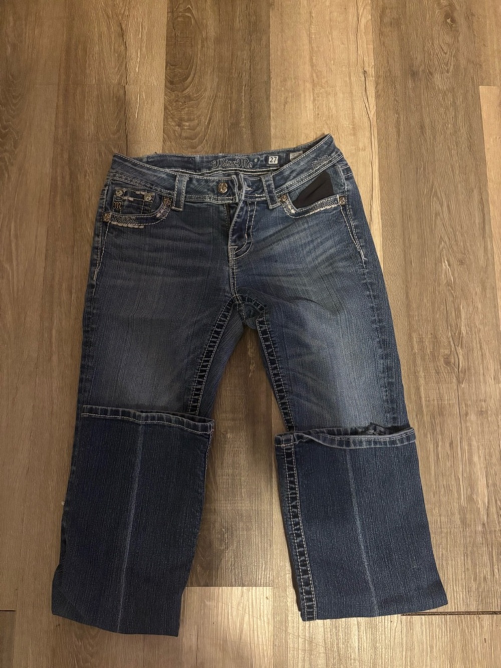 Miss Me Dark Blue Boot Cut